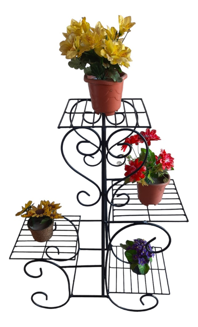 Suporte Floreira De Chão Para Vasos De Plantas E Jardim