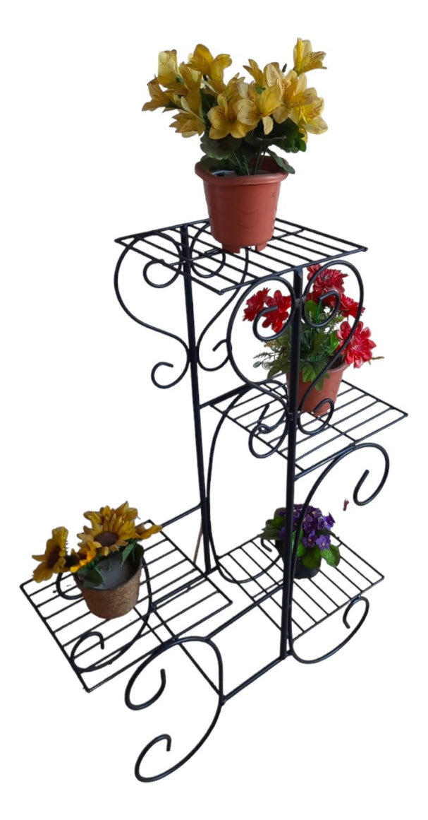Suporte Floreira De Chão Para Vasos De Plantas E Jardim