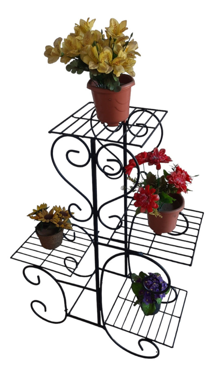 Suporte Floreira De Chão Para Vasos De Plantas E Jardim
